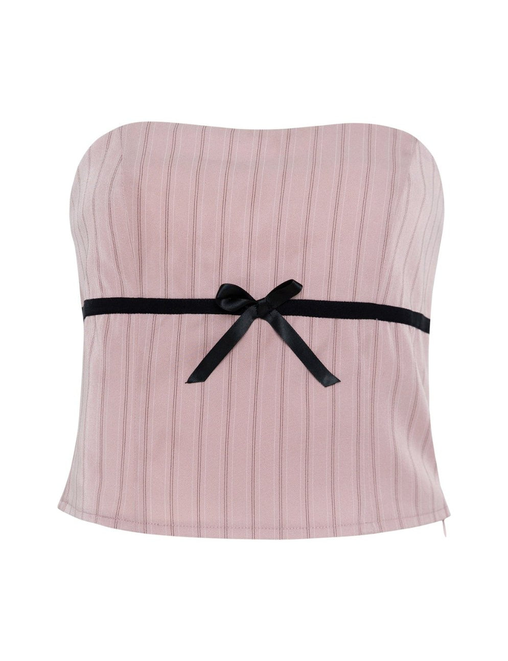 Leggy Tube Top in Blush Pinstripe - Highly Praise