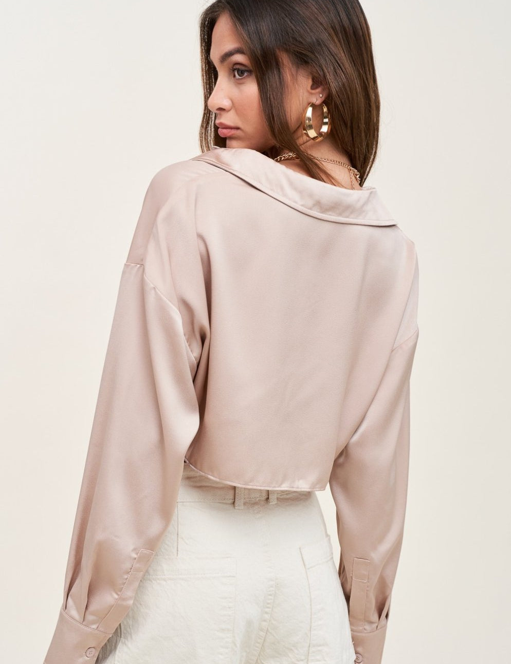 Skye Top in Nude - Highly Praise
