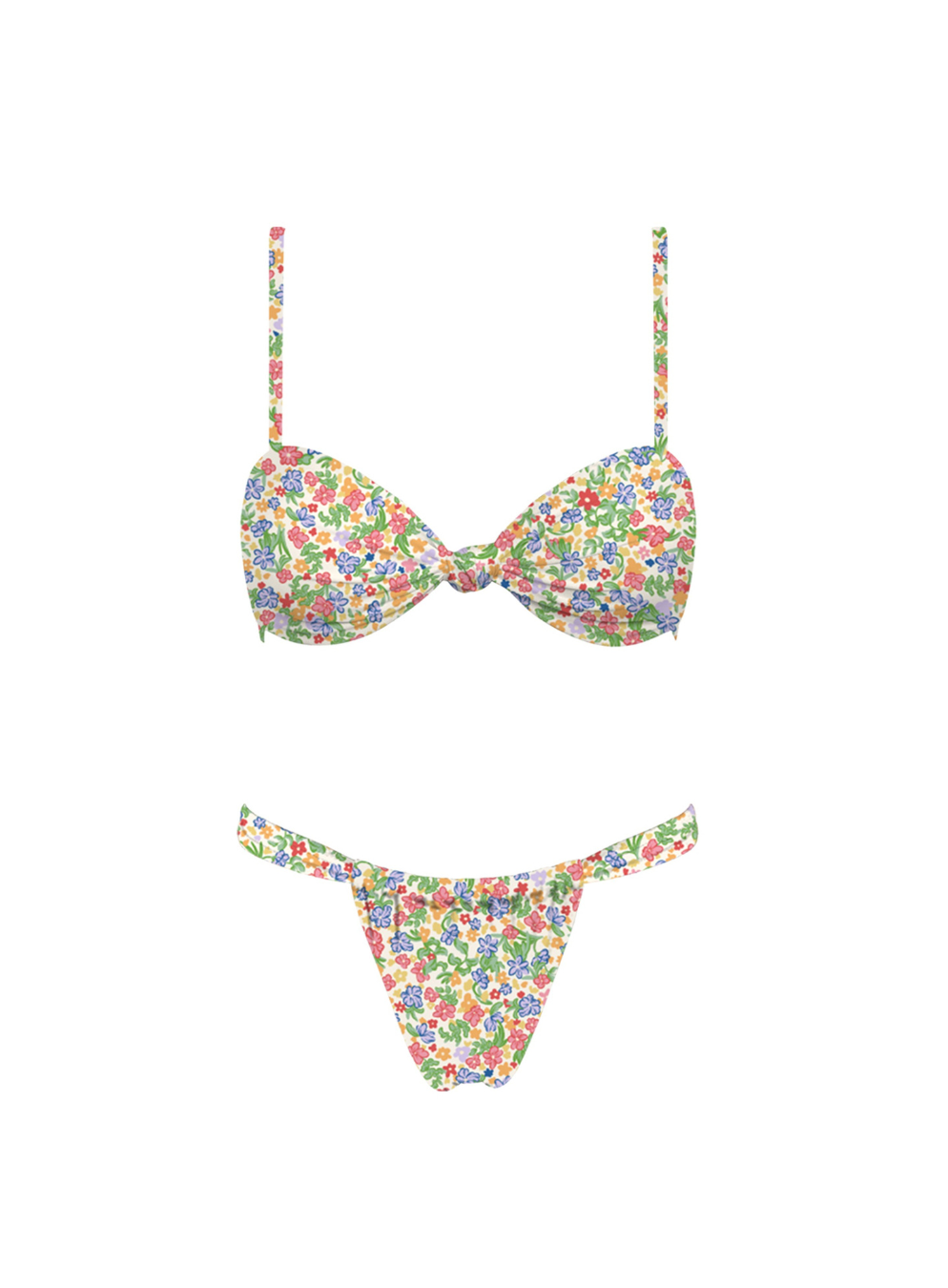 Meet Me In July Floral Garden Bikini Set