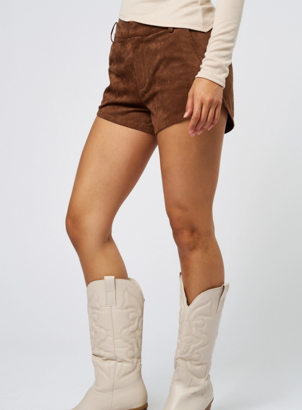 Aria Suede Shorts