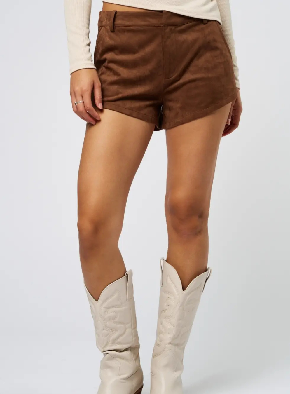 Aria Suede Shorts