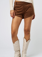 Aria Suede Shorts