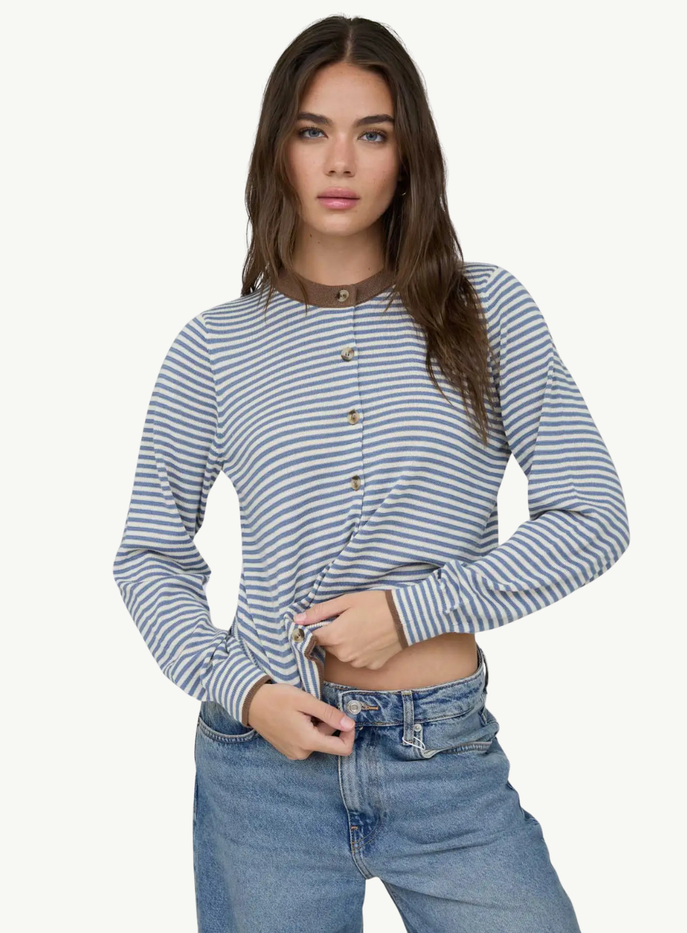 Camden Stripe Cardigan