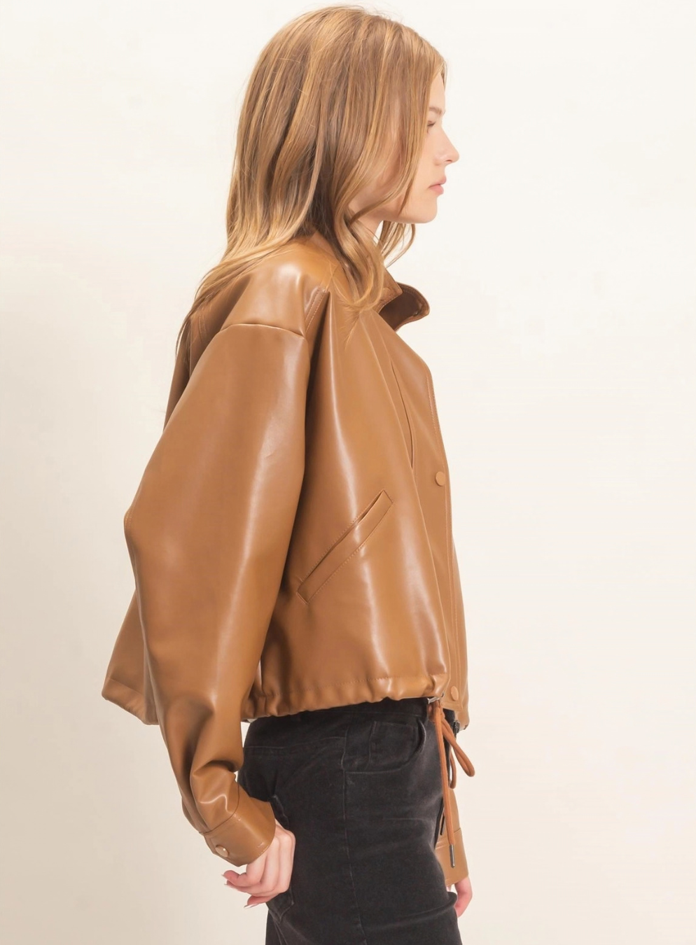 Cameron Faux Leather Jacket