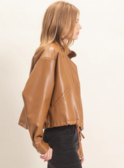 Cameron Faux Leather Jacket