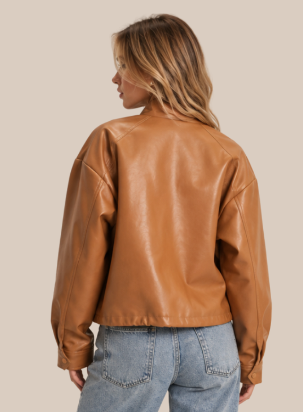 Cameron Faux Leather Jacket