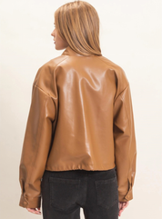 Cameron Faux Leather Jacket