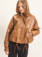 Cameron Faux Leather Jacket