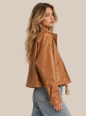 Cameron Faux Leather Jacket