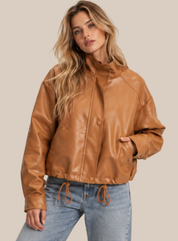 Cameron Faux Leather Jacket