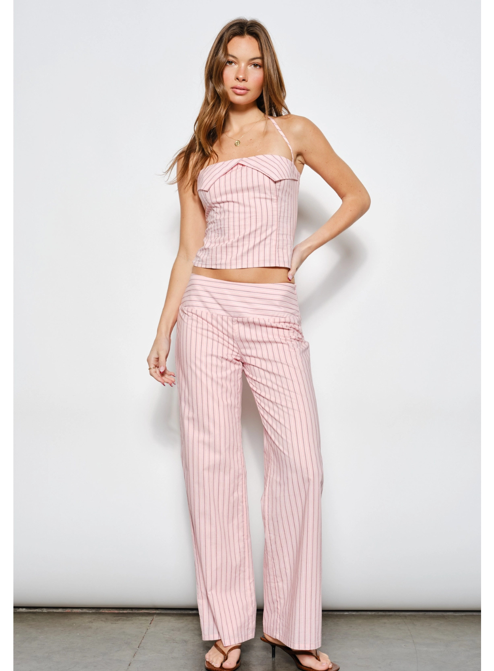 Estelle Striped Pants
