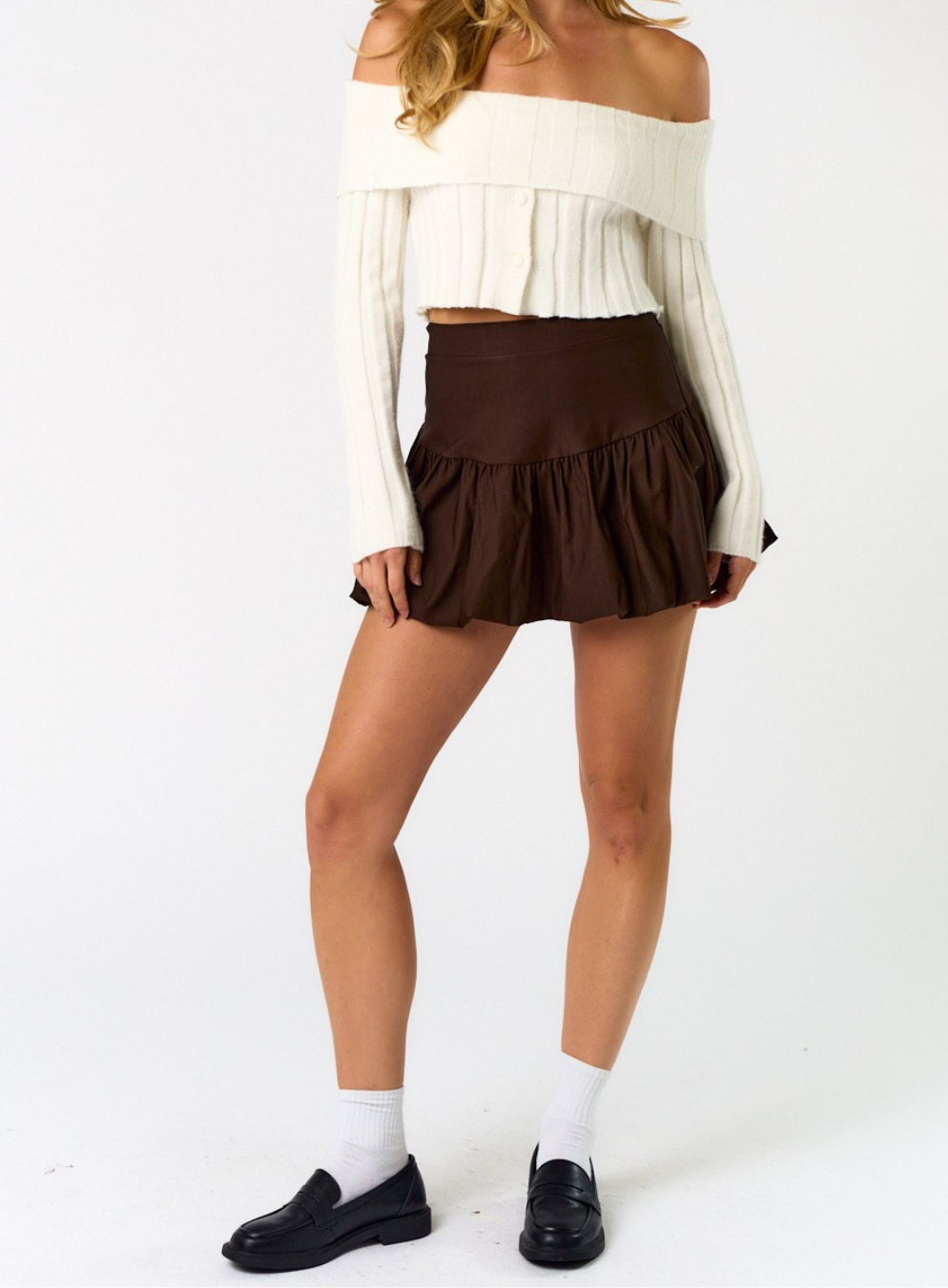 Flared Bubble Skirt
