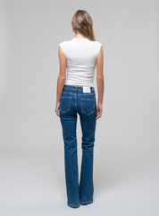 Funnel Neck Scrunch Top