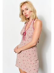 Gracie Halter Neck Mini Dress