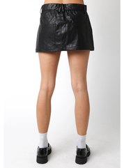 Julie Faux Mini Skirt