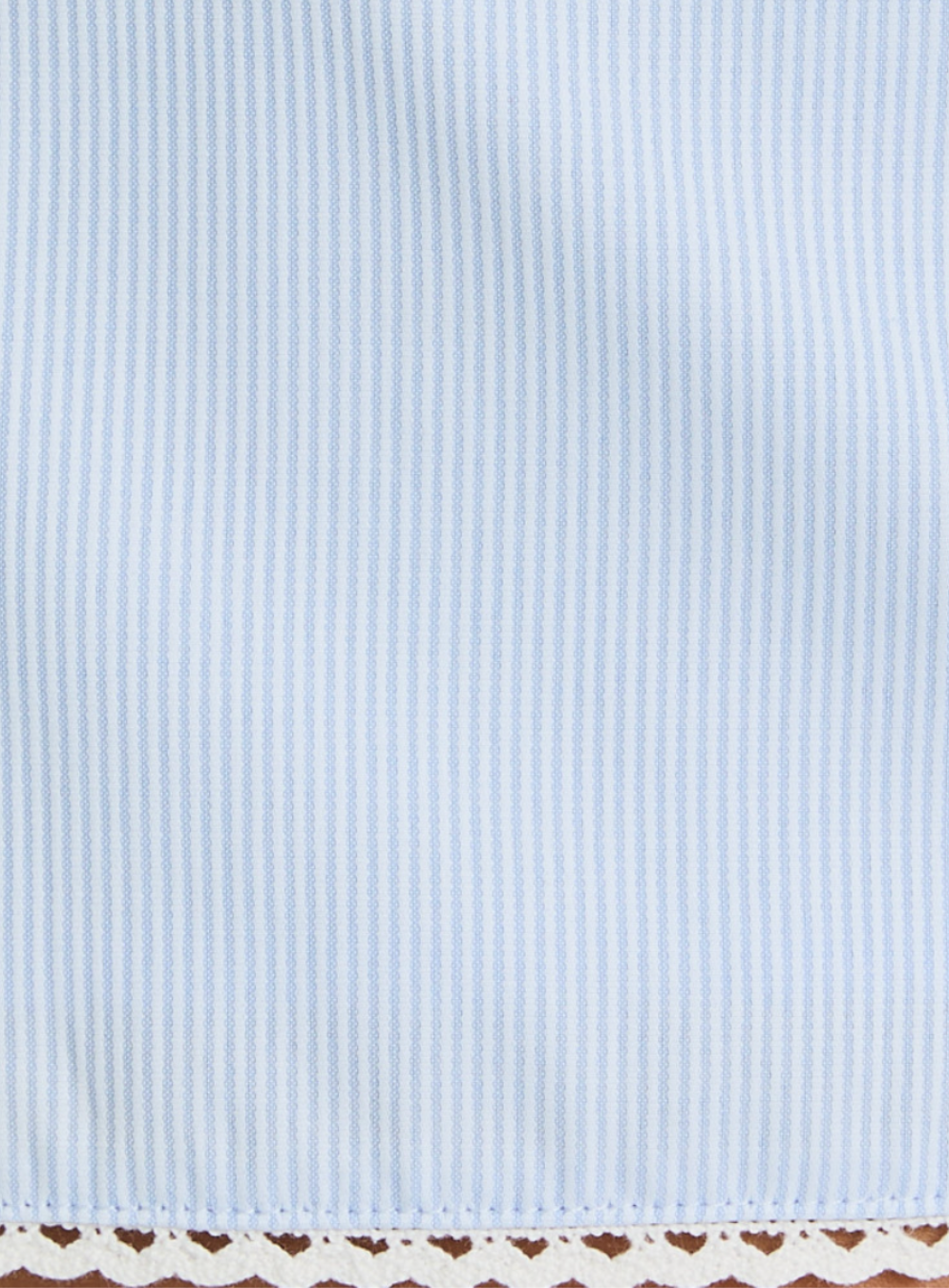 Light Blue-White V-Neck Cami Top