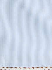 Light Blue-White V-Neck Cami Top