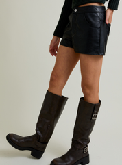 Melisa Faux Leather Shorts