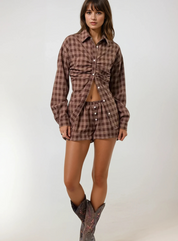 Plaid Bloomer Shorts