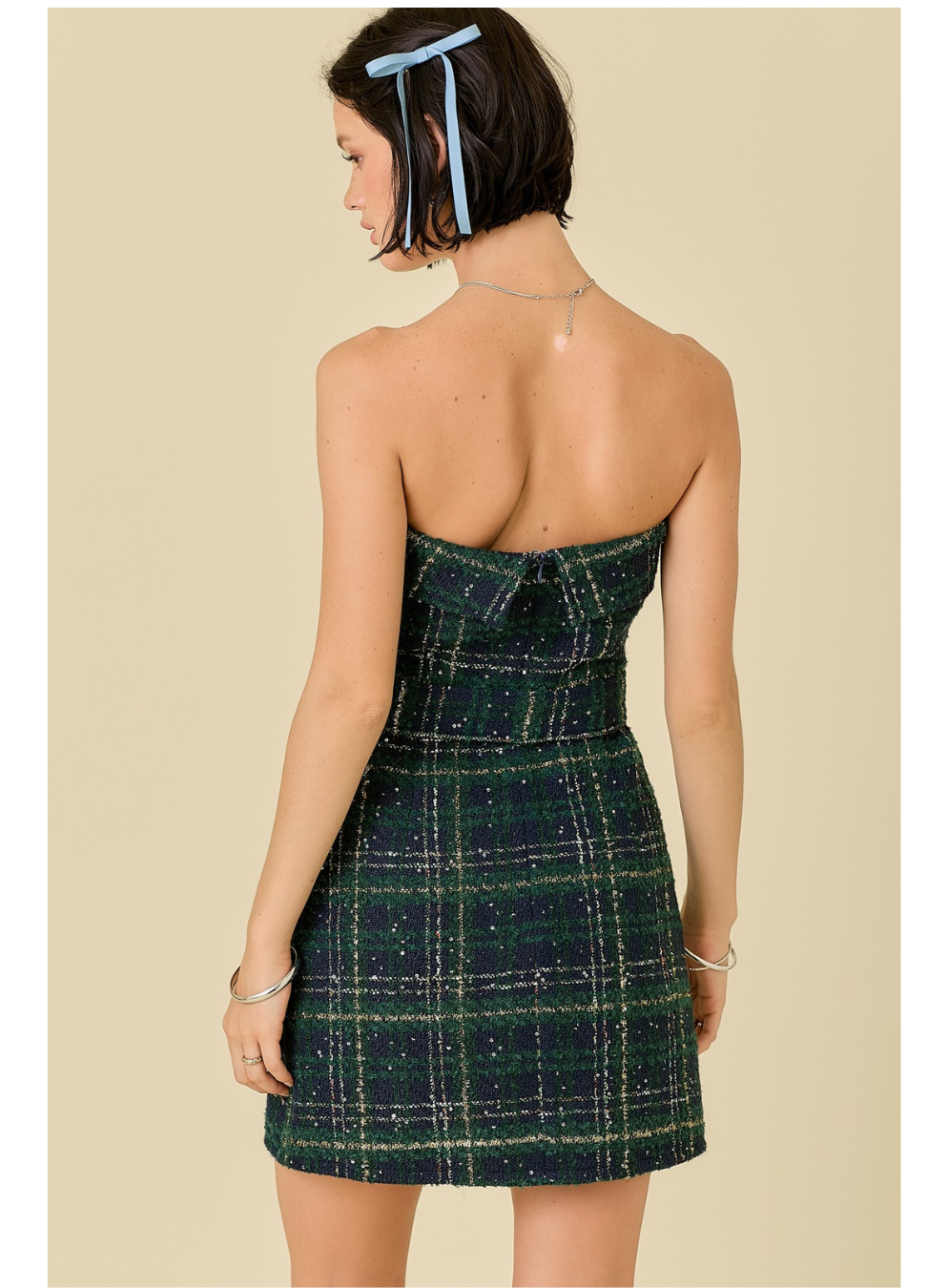 day + moon Belted Bliss Tweed Mini Dress size S day + moon Belted Bliss Tweed Mini Dress size S