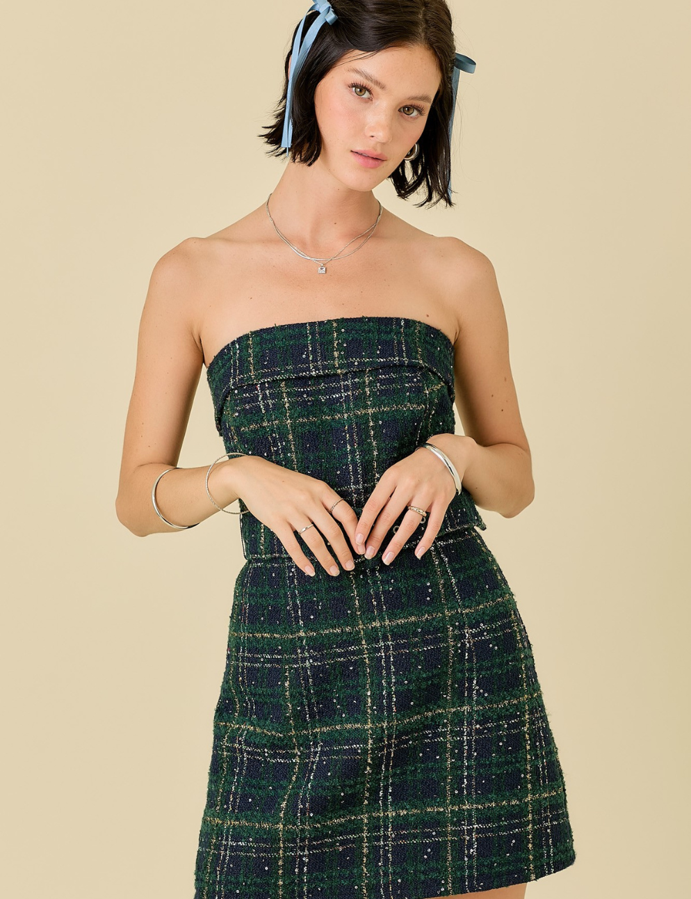 day + moon Belted Bliss Tweed Mini Dress size S day + moon Belted Bliss Tweed Mini Dress size S