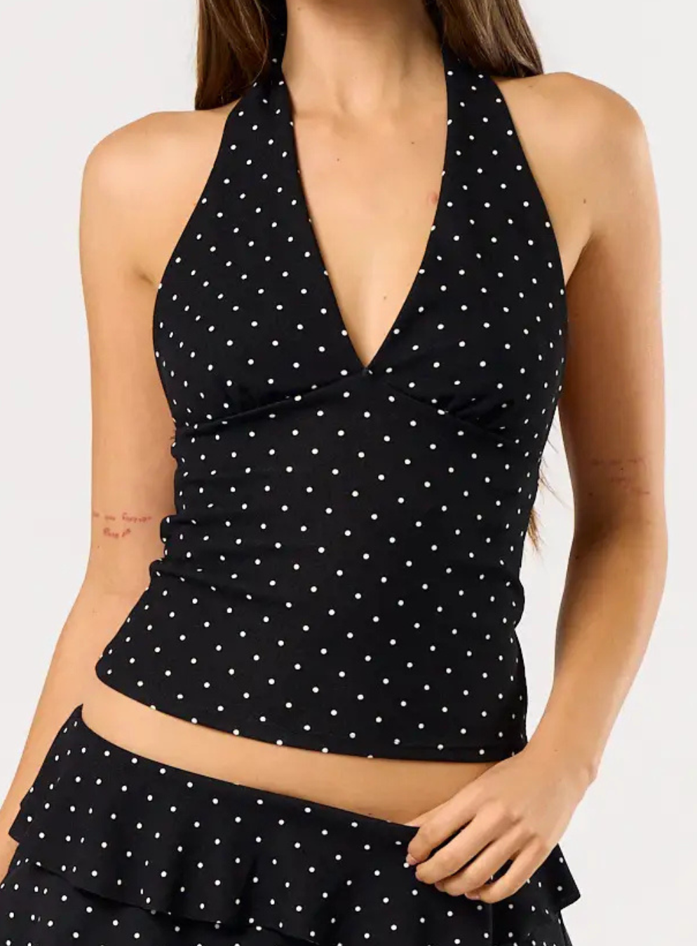 Polka Dot Halter Top