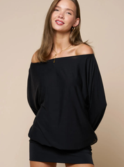 Remy Off-Shoulder Mini Dress