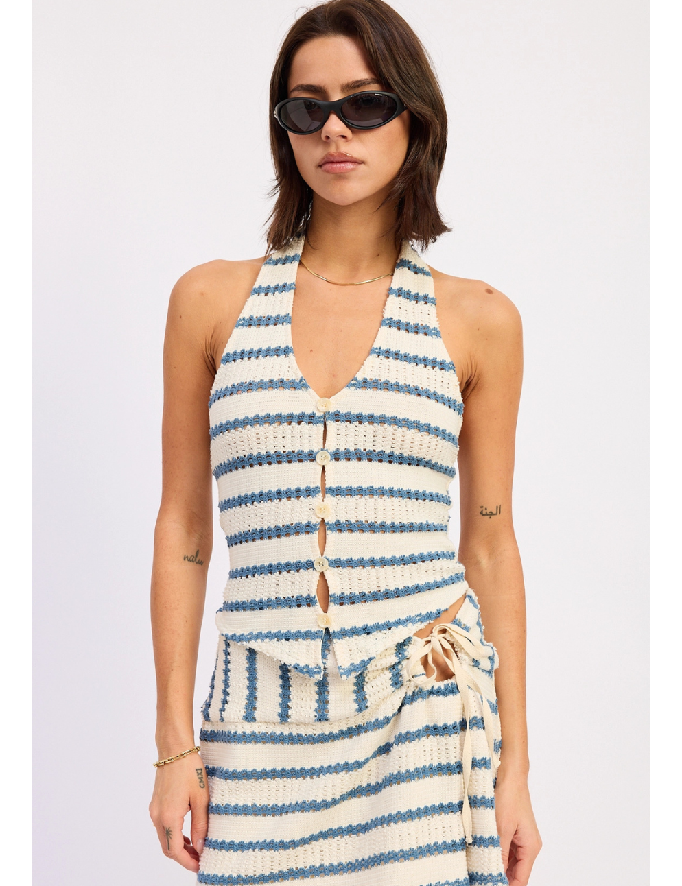 StevieStrippedMiniWrapSkirt..png