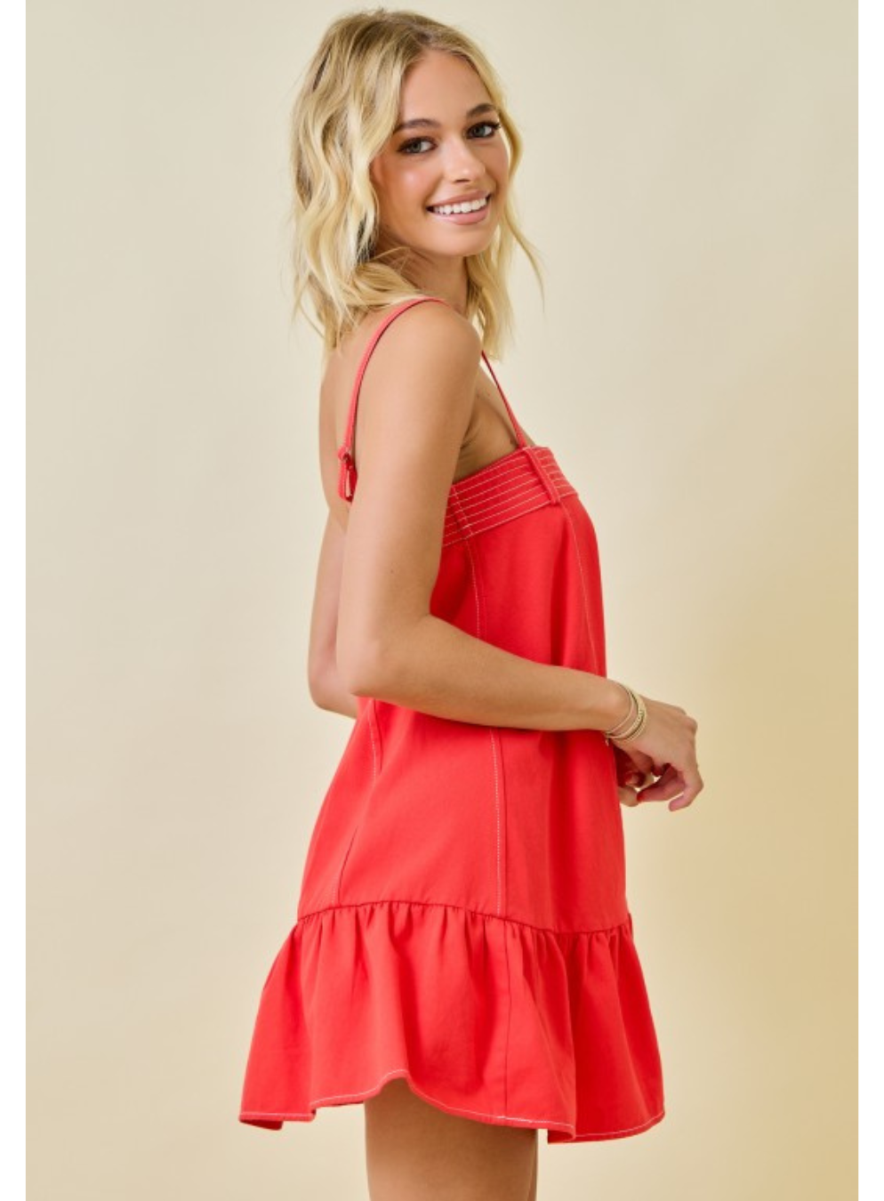 Strawberry Haze Mini Dress