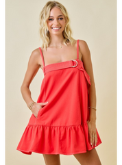 Strawberry Haze Mini Dress