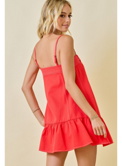Strawberry Haze Mini Dress