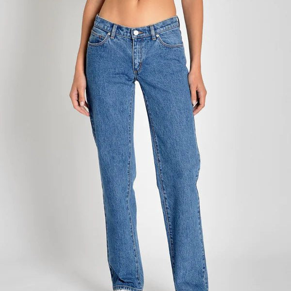 Abrand A 99 Low Straight Chantell In Mid Blue - Highly Praise