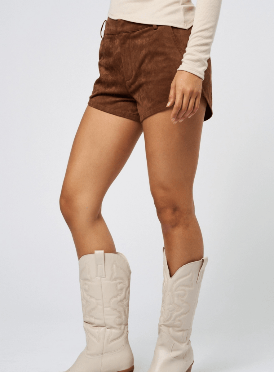 Aria Suede Shorts