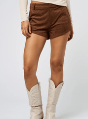 Aria Suede Shorts