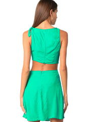 Austin Sleeveless Cutout Mini Dress - Highly Praise