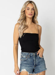 Basic Spaghetti Strap Tank Top - Highly Praise