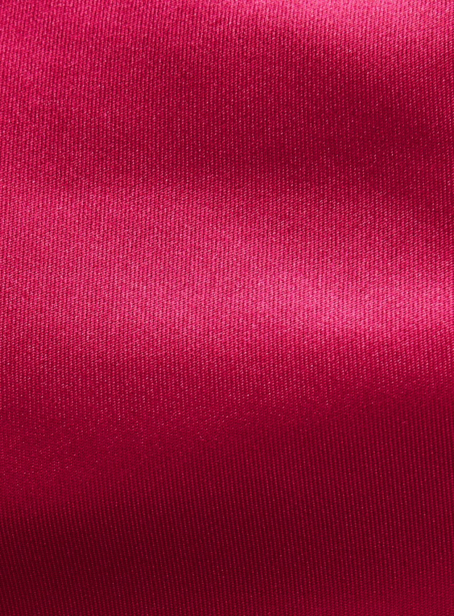 Cowl Neck Satin Top with Back Tie-Closure