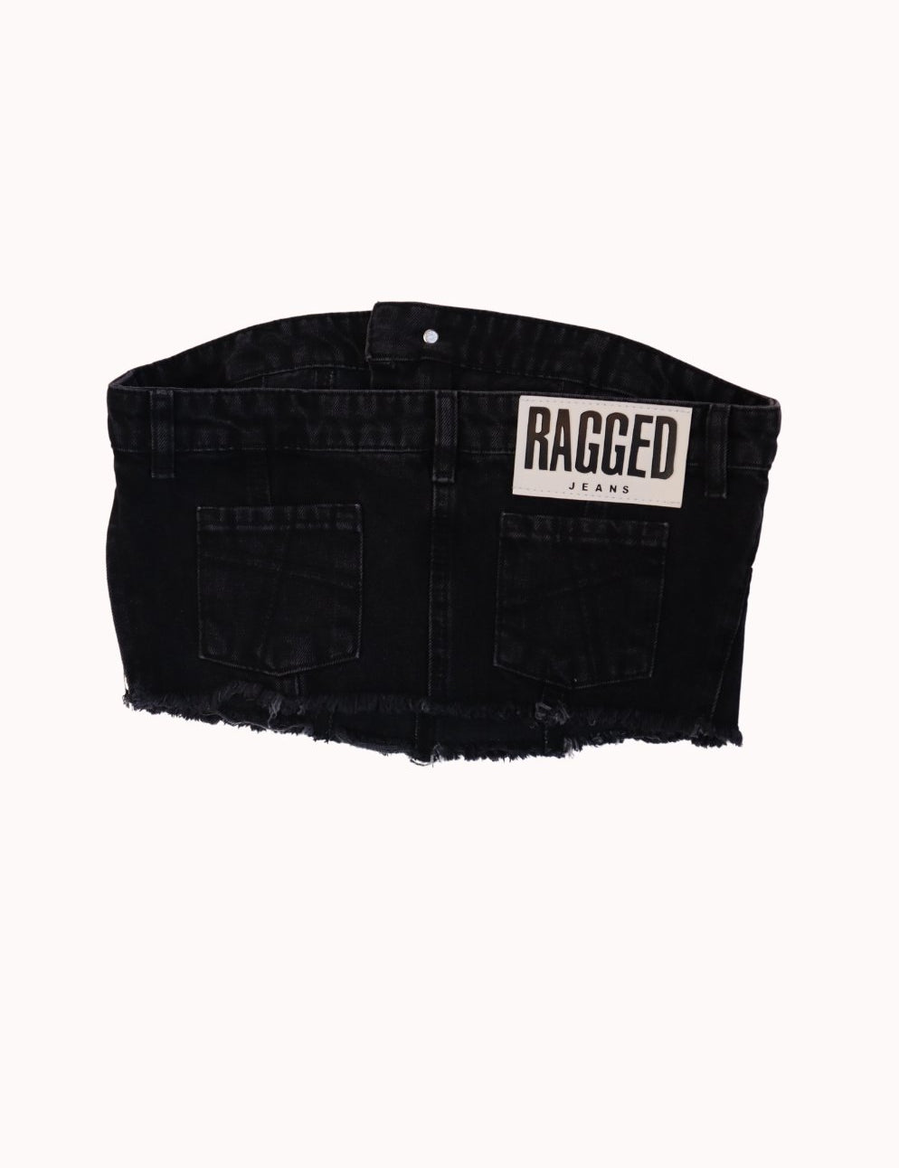 Denim Corset Top Charcoal - Highly Praise