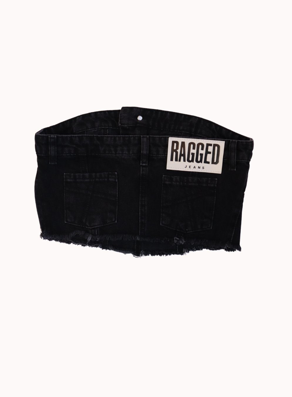 Denim Corset Top Charcoal - Highly Praise