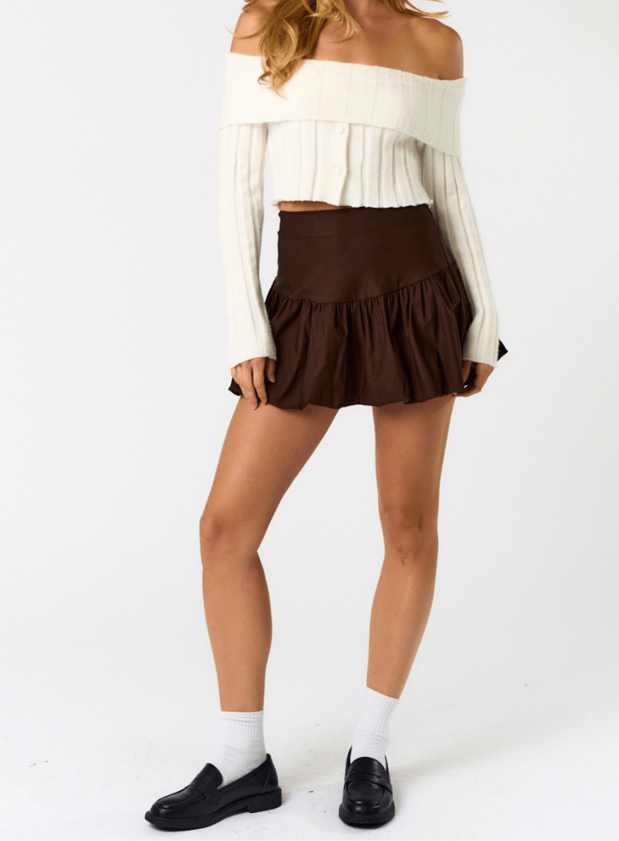 Flared Bubble Skirt
