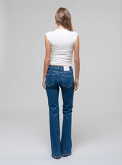 Funnel Neck Scrunch Top