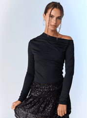 Grace Asymmetrical Neck Top