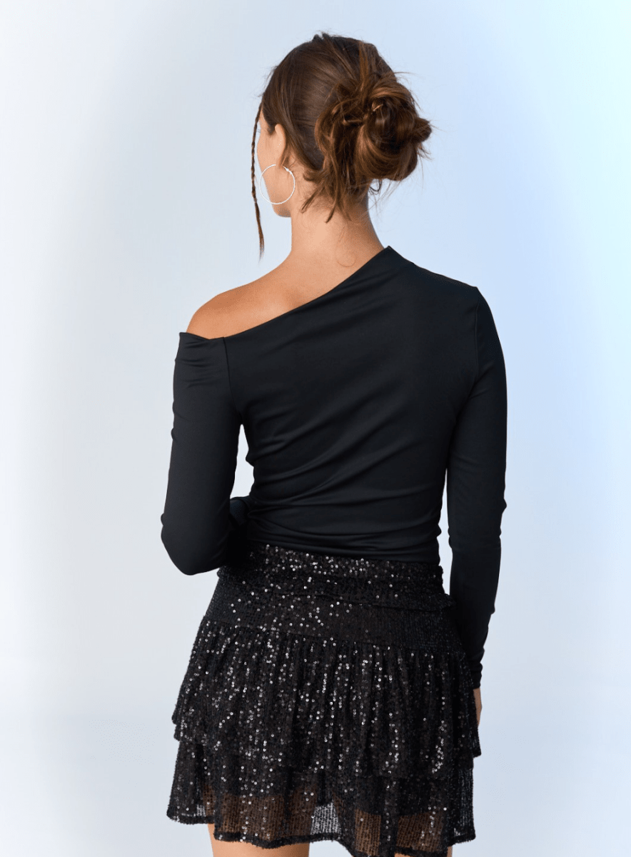 Grace Asymmetrical Neck Top