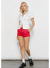Harley Micro Shorts | Red