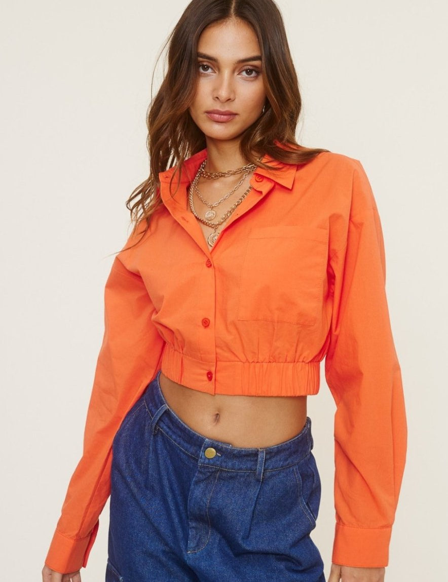 Keilani Top in Orange - Highly Praise