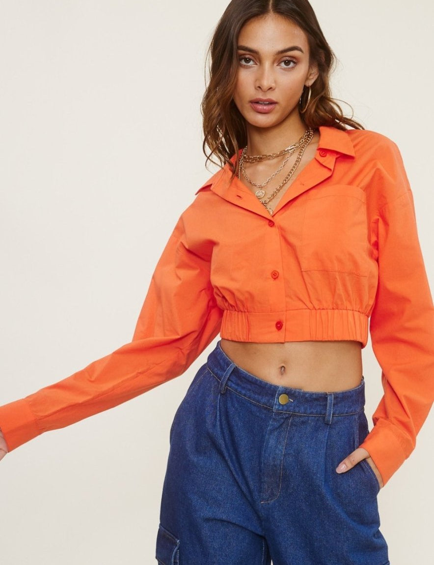 Keilani Top in Orange - Highly Praise