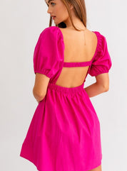 Layla Half Sleeve Twisted Dress - Highly Praise