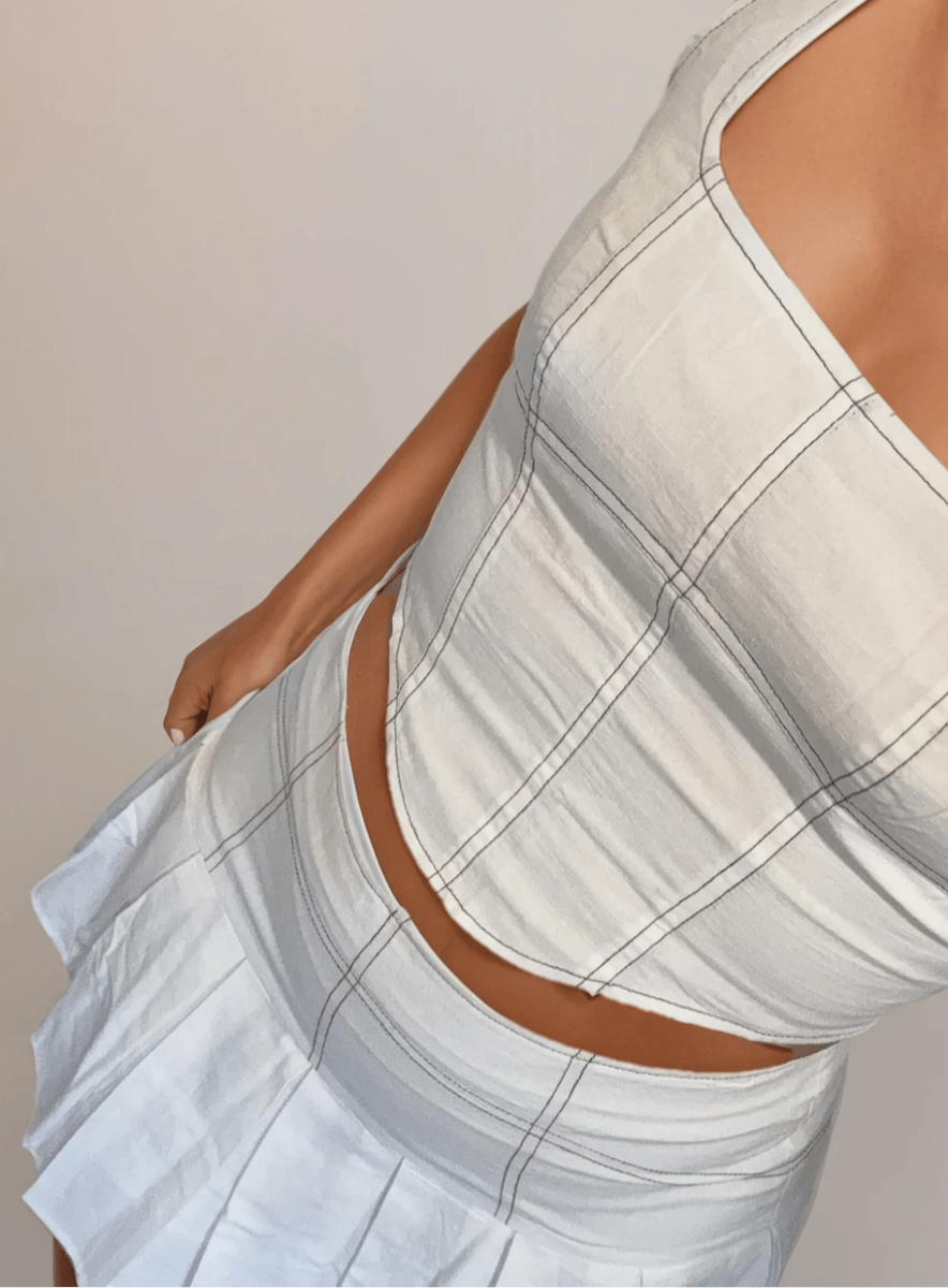 Leni Stitch Skirt | Pleated Style