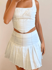 Leni Stitch Skirt | Pleated Style