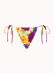 Leyna Bikini Bottom In Tropicana Brights - Highly Praise